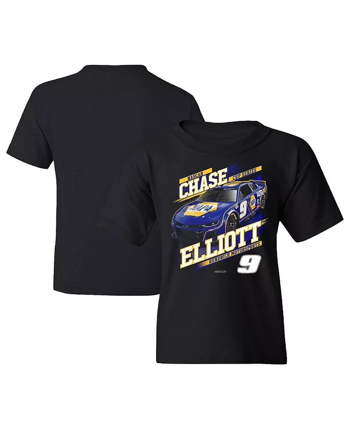

Футболка черная NAPA Car с Chase Elliott для подростков Hendrick Motorsports Team Collection