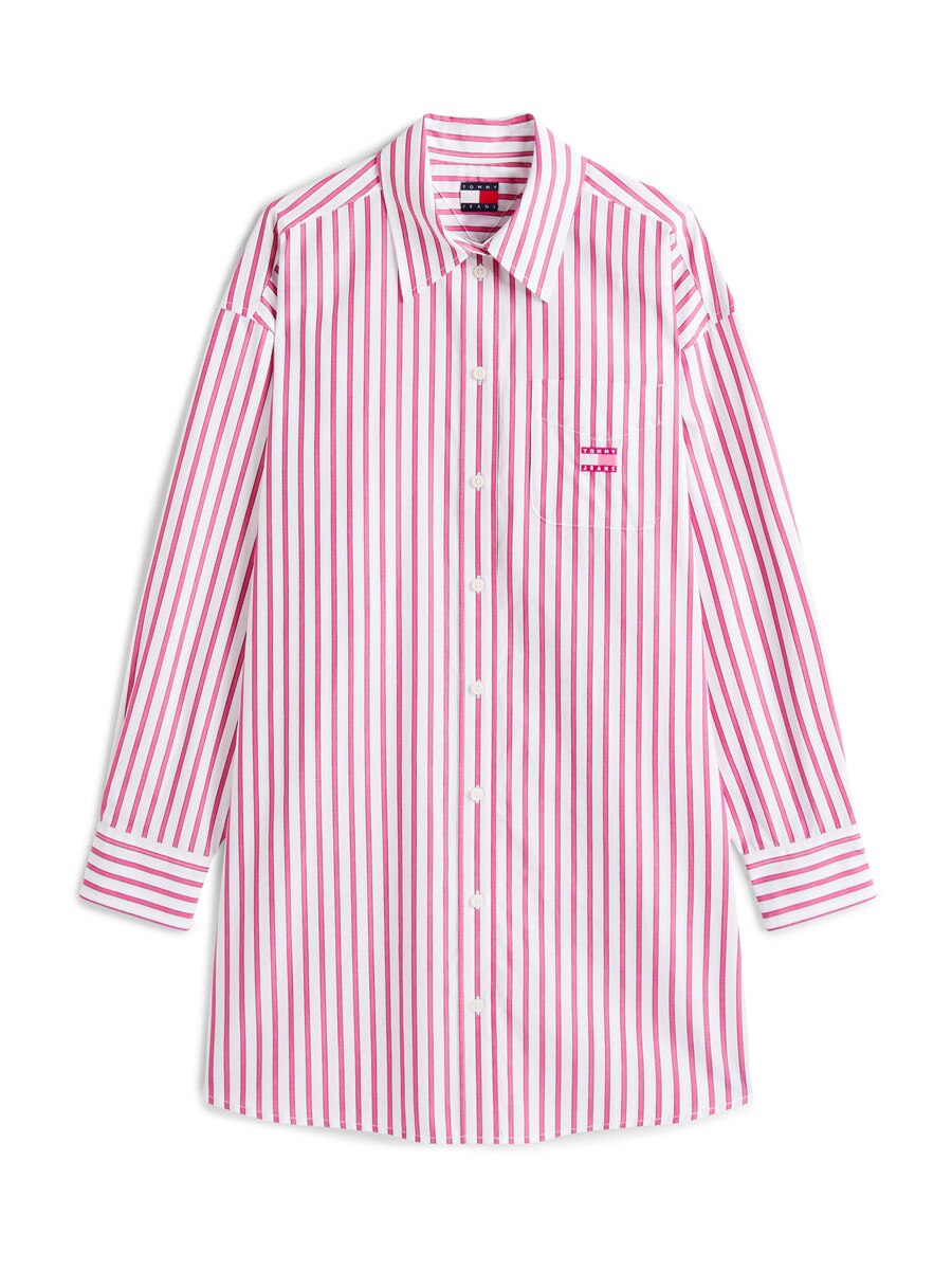 

Платье-рубашка Tommy Jeans, розовый
