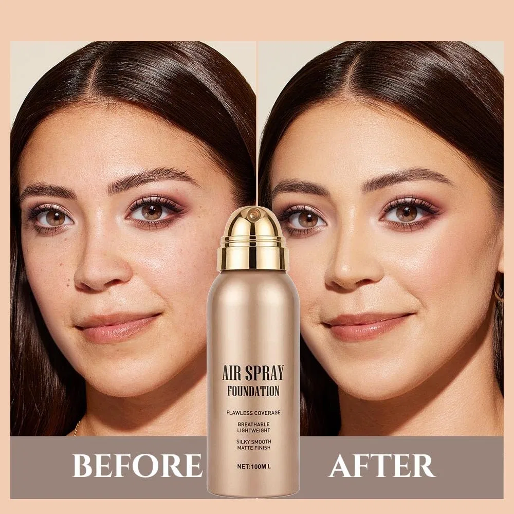 Тональный крем-спрей Air Spray Foundation с полным покрытием (оттенок 01) Generisch, 01 — фото 4
