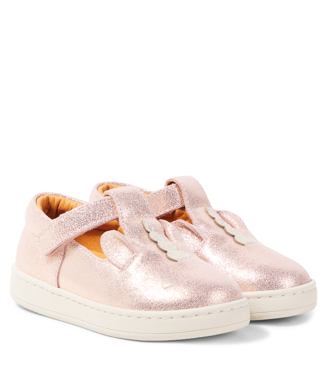 

Esterre балетки из металлизированной кожи Donsje, Powder Metallic Leather