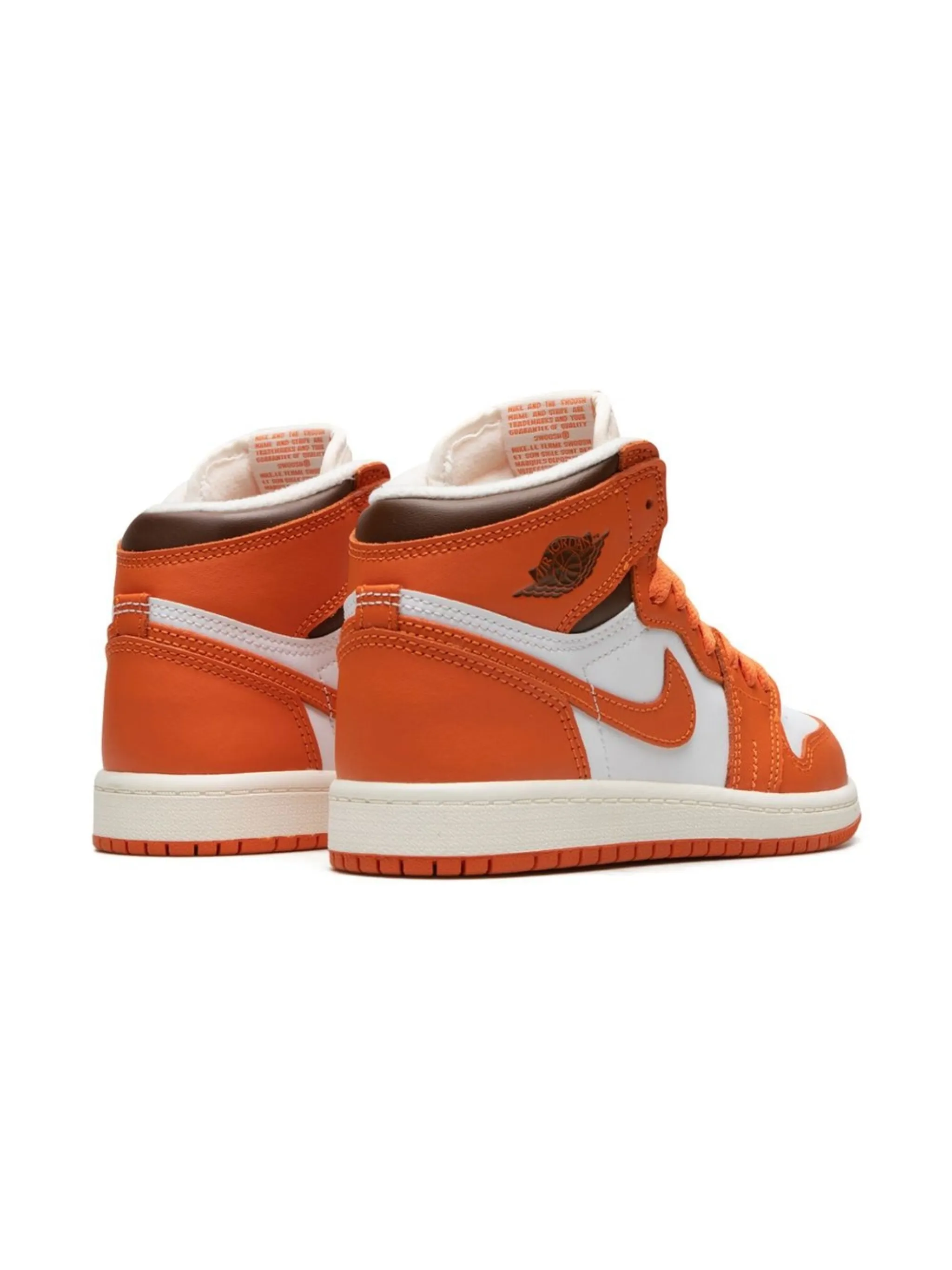 Кроссовки Jordan 1 Retro High OG Jordan Kids, оранжевый — фото 3
