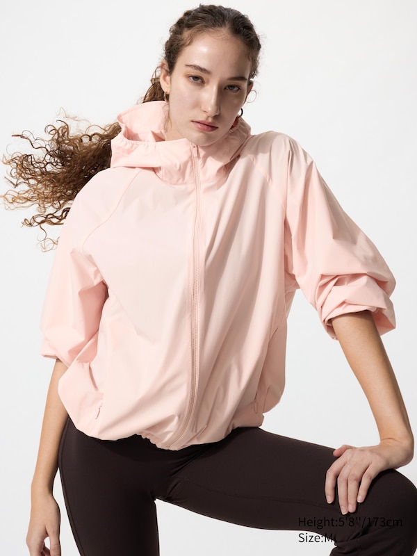 

Компактная парка с защитой от УФ Uniqlo, 10 pink