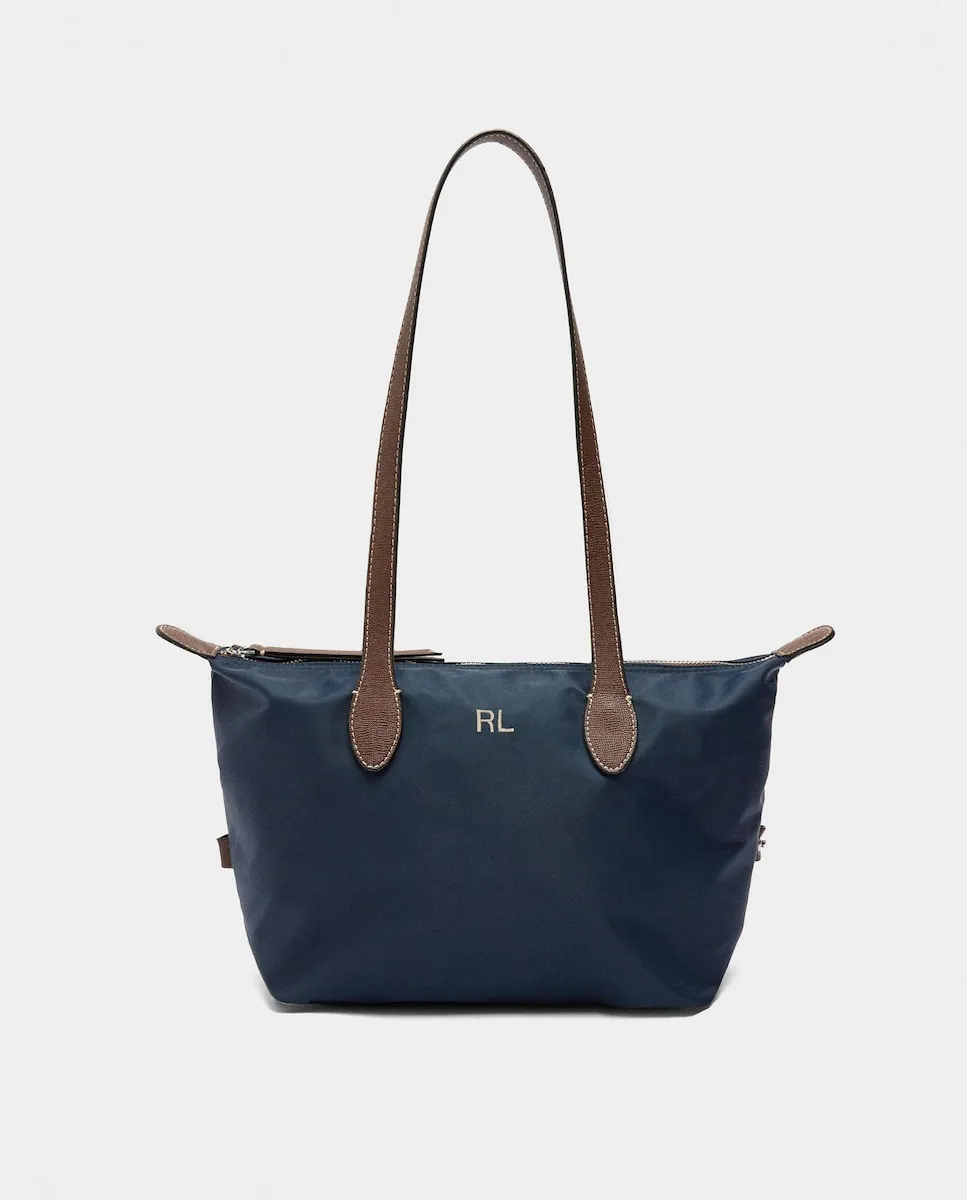 

Многофункциональная сумка-тоут с застежкой-молнией, однотонная Parfois, темно-синий