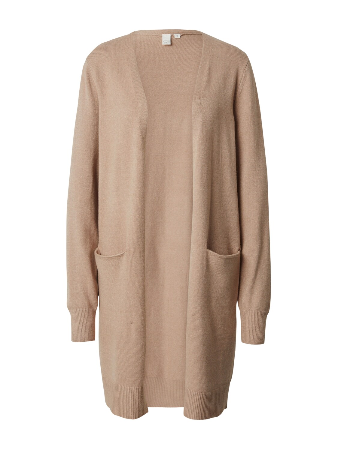 

QS Вязаное пальто бежевого цвета