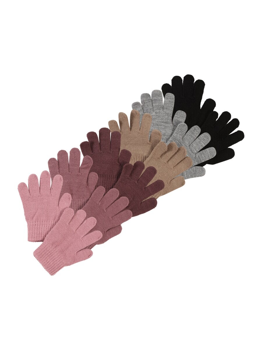 

Перчатки NAME IT Gloves NMFMAGIC, верблюжий/пятнистый серый/лиловый/цикламеновый/розовый/черный