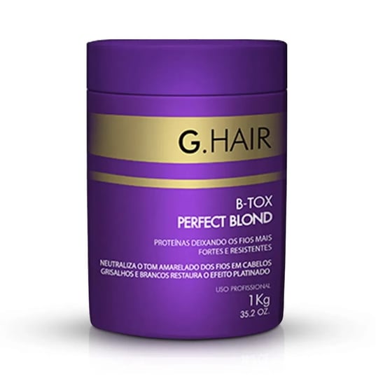 

Маска для светлых волос с кератином и коллагеном, 1000г Inoar G. Hair B-Tox Perfect Blond