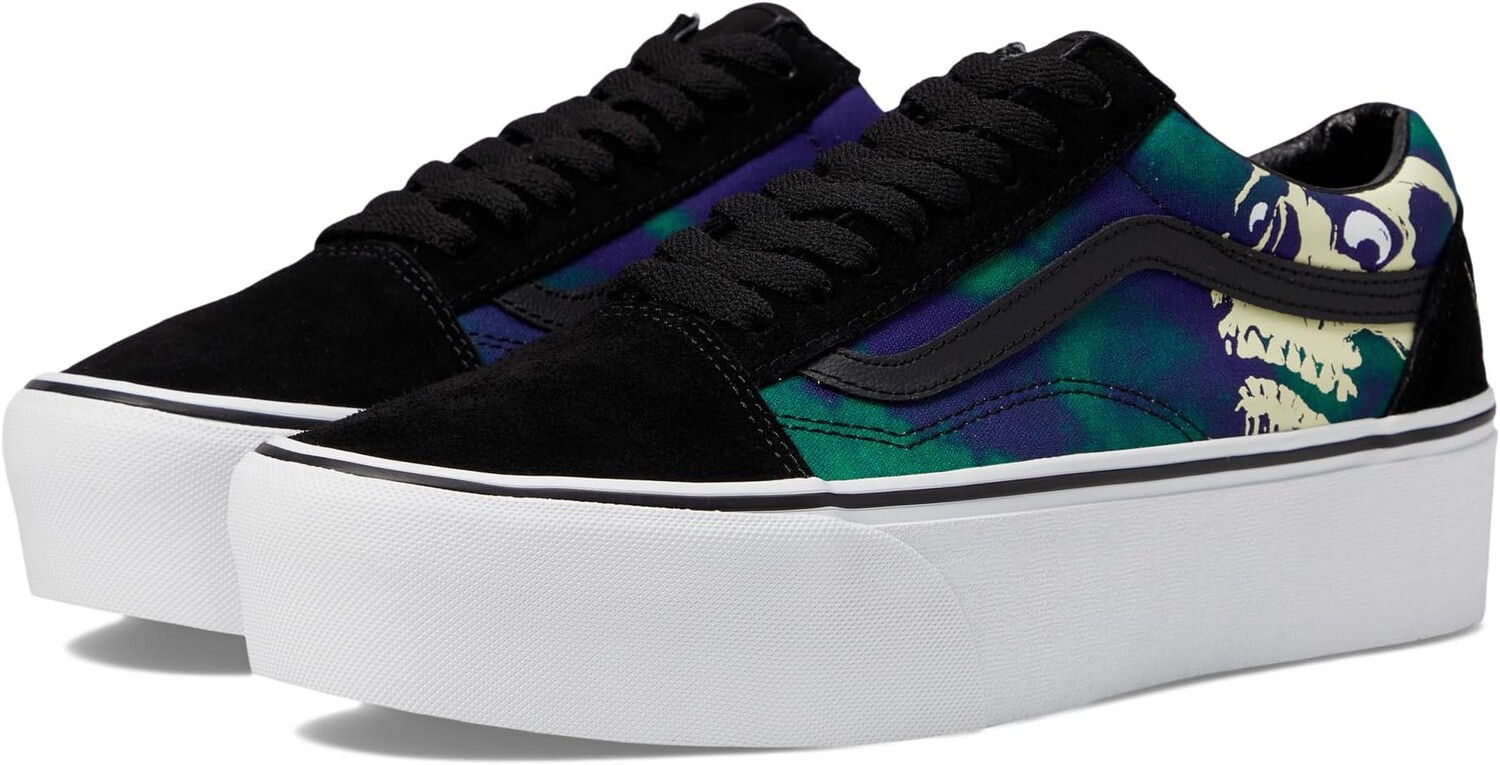 

Кроссовки Old Skool Stackform Vans, цвет Midnight Glow Black