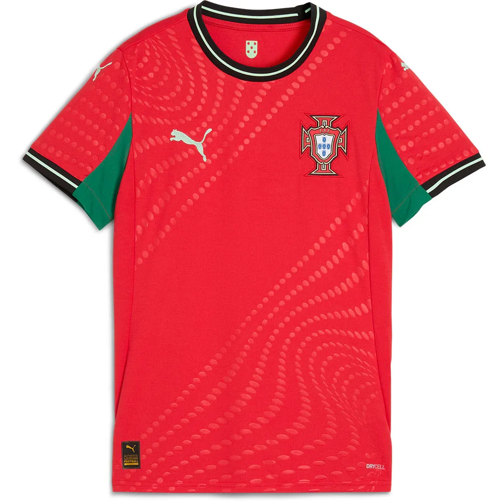 

Футболка с коротким рукавом Puma FPF Portugal Replica 2025 home Woman, красный
