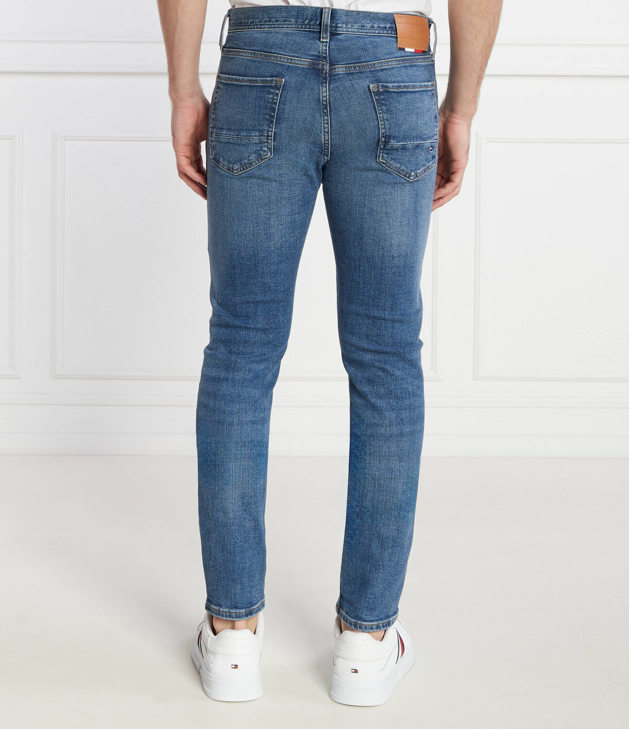 Джинсы Tommy Hilfiger BLEECKER PSTR CREEK Slim Fit, синий — фото 4