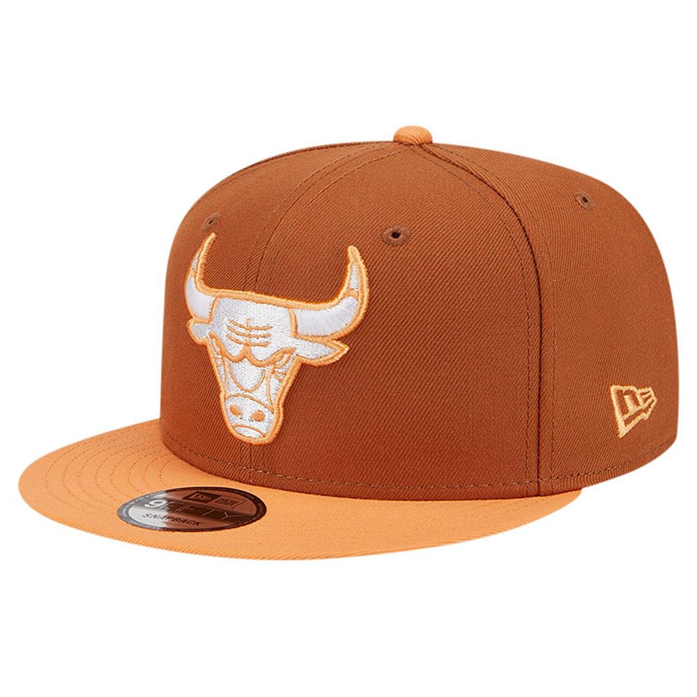 

Мужская кепка New Era коричнево-оранжевого цвета Chicago Bulls 2-Tone Color Pack 9FIFTY Snapback, цвет Bul Brown