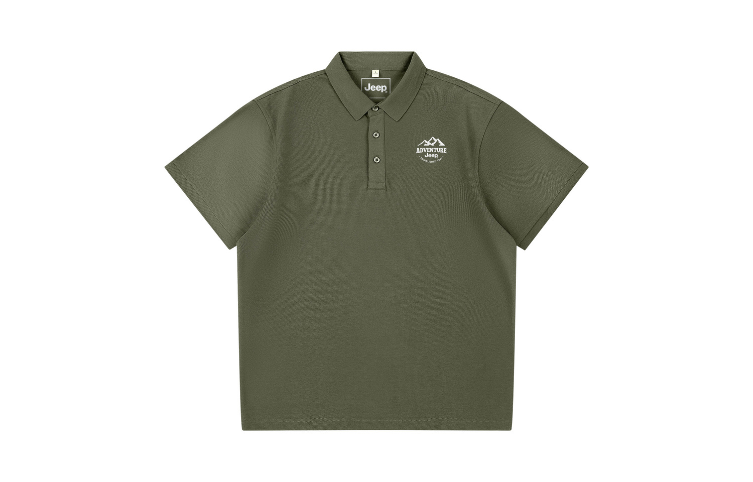 

Юань Сен легкая роскошь серия Wrangler поло унисекс Jeep, зеленый