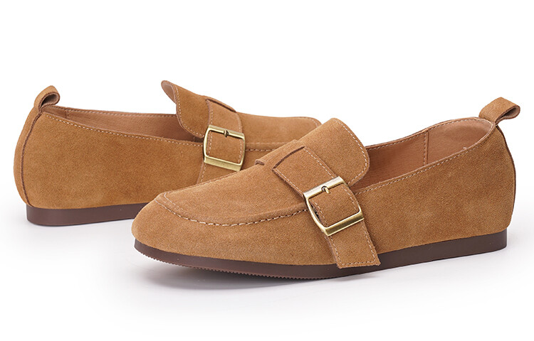 Туфли женские повседневные Women's Casual Shoes Women's Low-Top Joy&Mario, цвет Apricot — фото 2