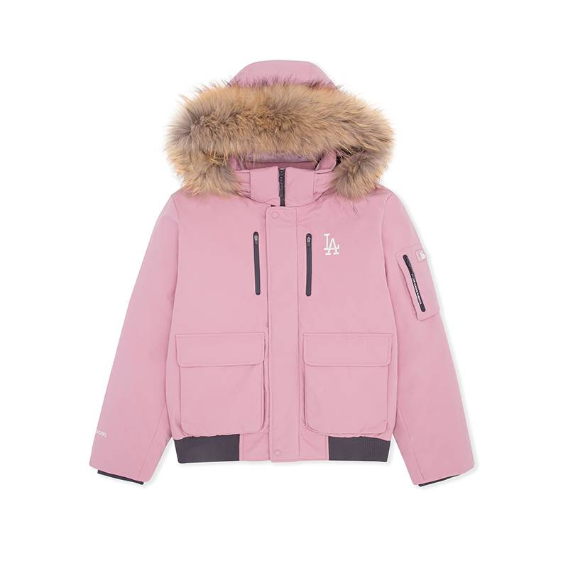 

Пуховик los angeles dodgers unisex MLB, светло-розовый