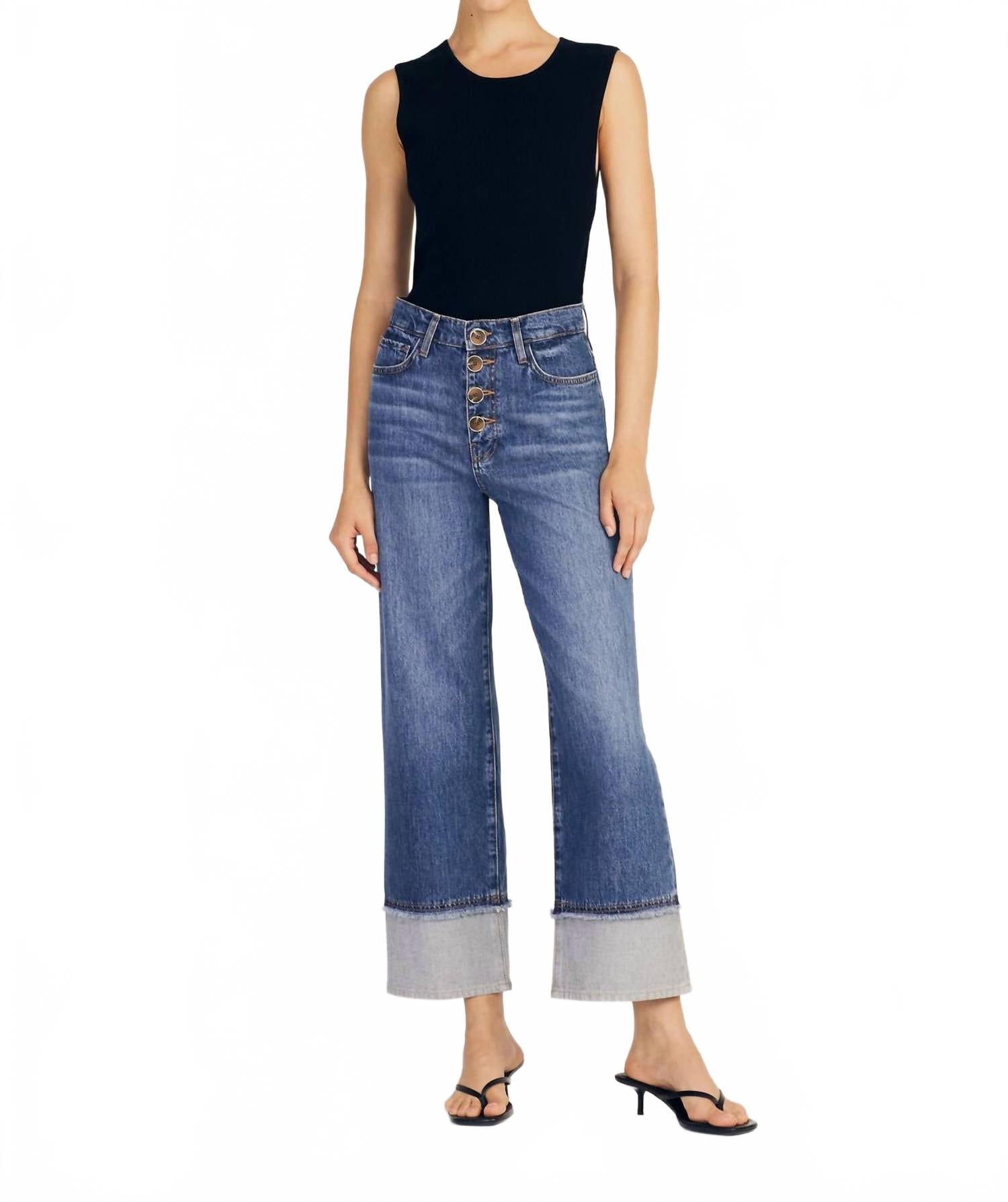 

Женские джинсы Simona с манжетами в стиле Soho Derek Lam 10 Crosby, Soho