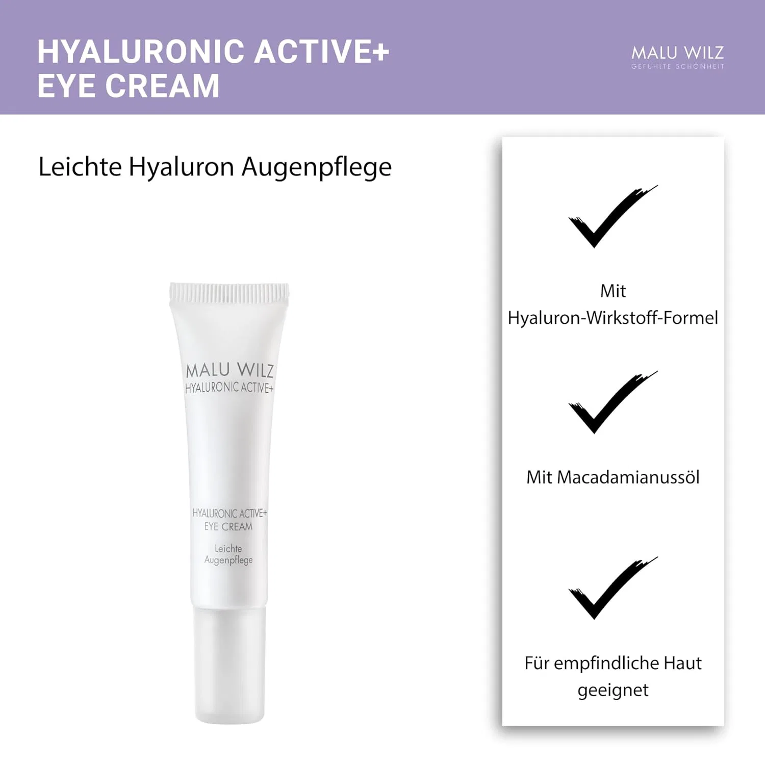Крем для глаз «Hyaluronic Active + Eye Cream» от Malu Wilz Malu Wilz — фото 3