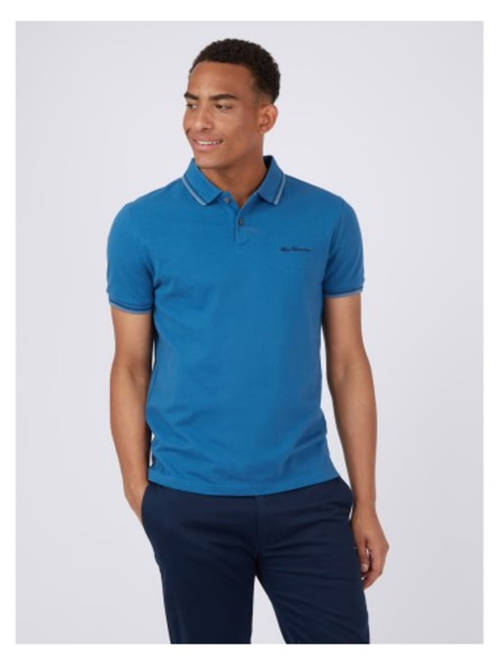 

Футболка поло Ben Sherman, синий