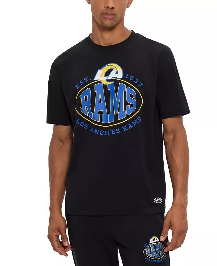 

Мужская футболка BOSS x NFL Los Angeles Rams Hugo Boss, черный