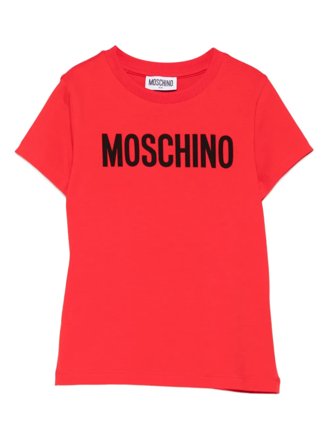 

Moschino Kids футболка с логотипом, красный