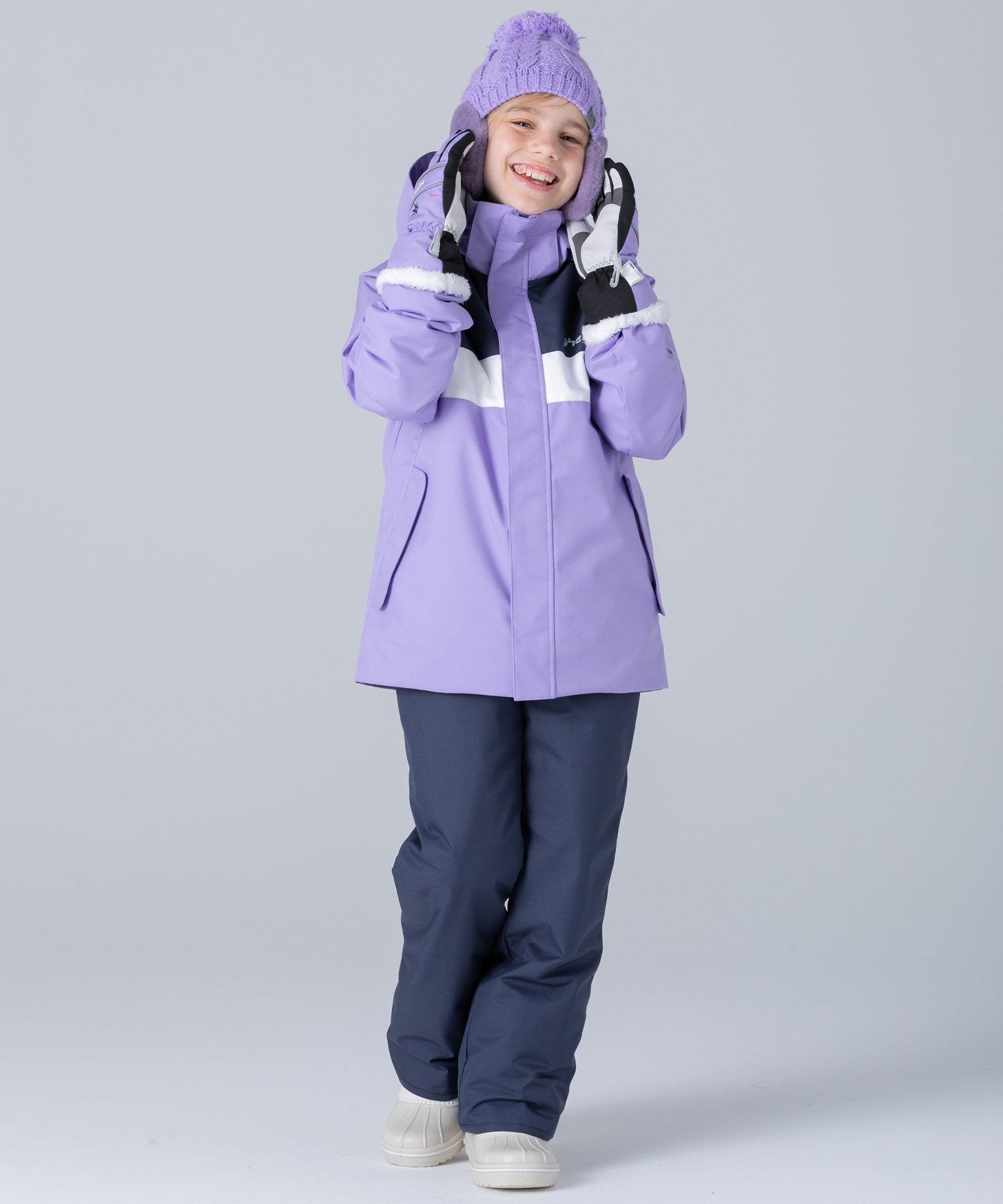 Детский горнолыжный комбинезон Phenix Skiwear с круглым клапаном, регулируемый размер. Phenix, PURPLE — фото 4