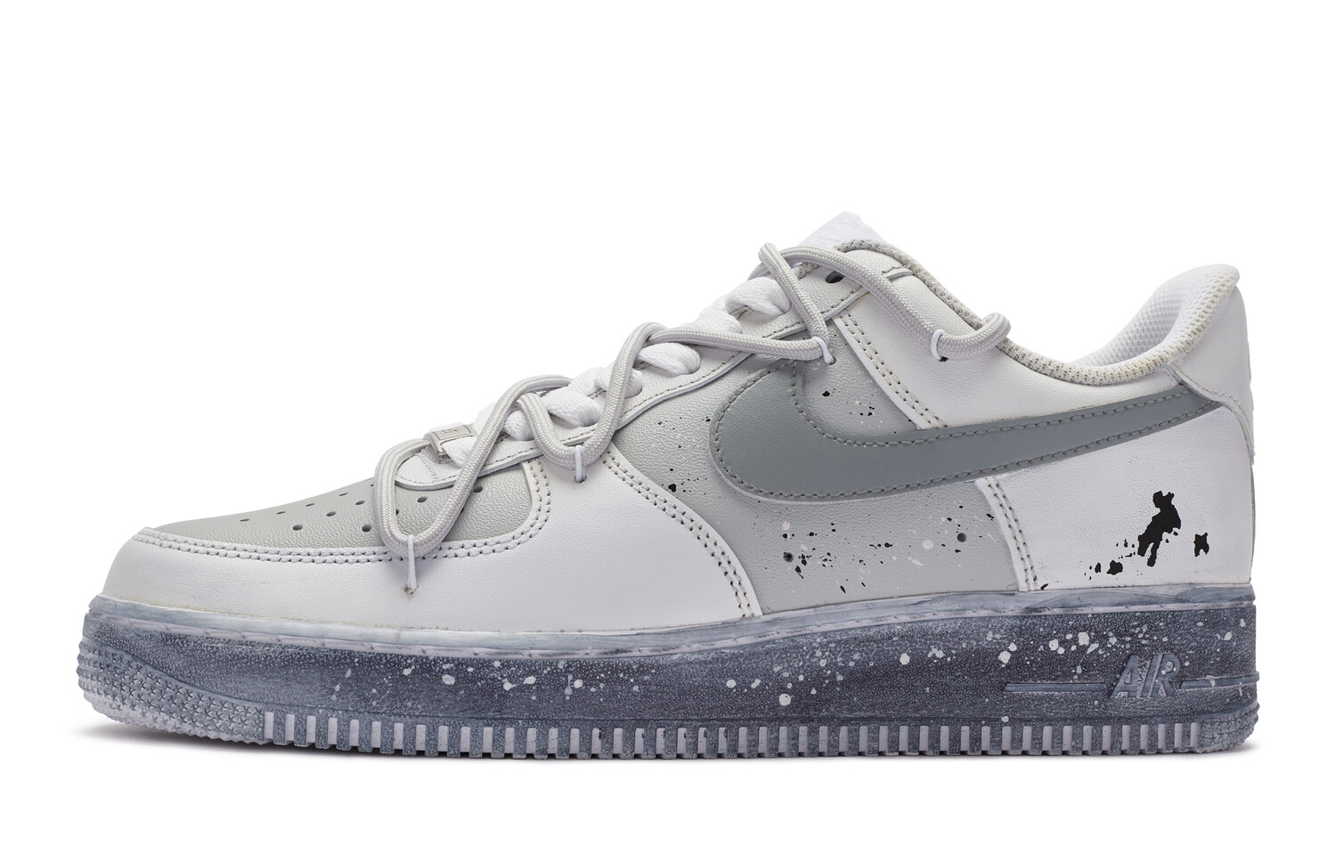 

Кроссовки Nike Air Force 1 Skateboard Shoes Women's Low-Top Gray White
