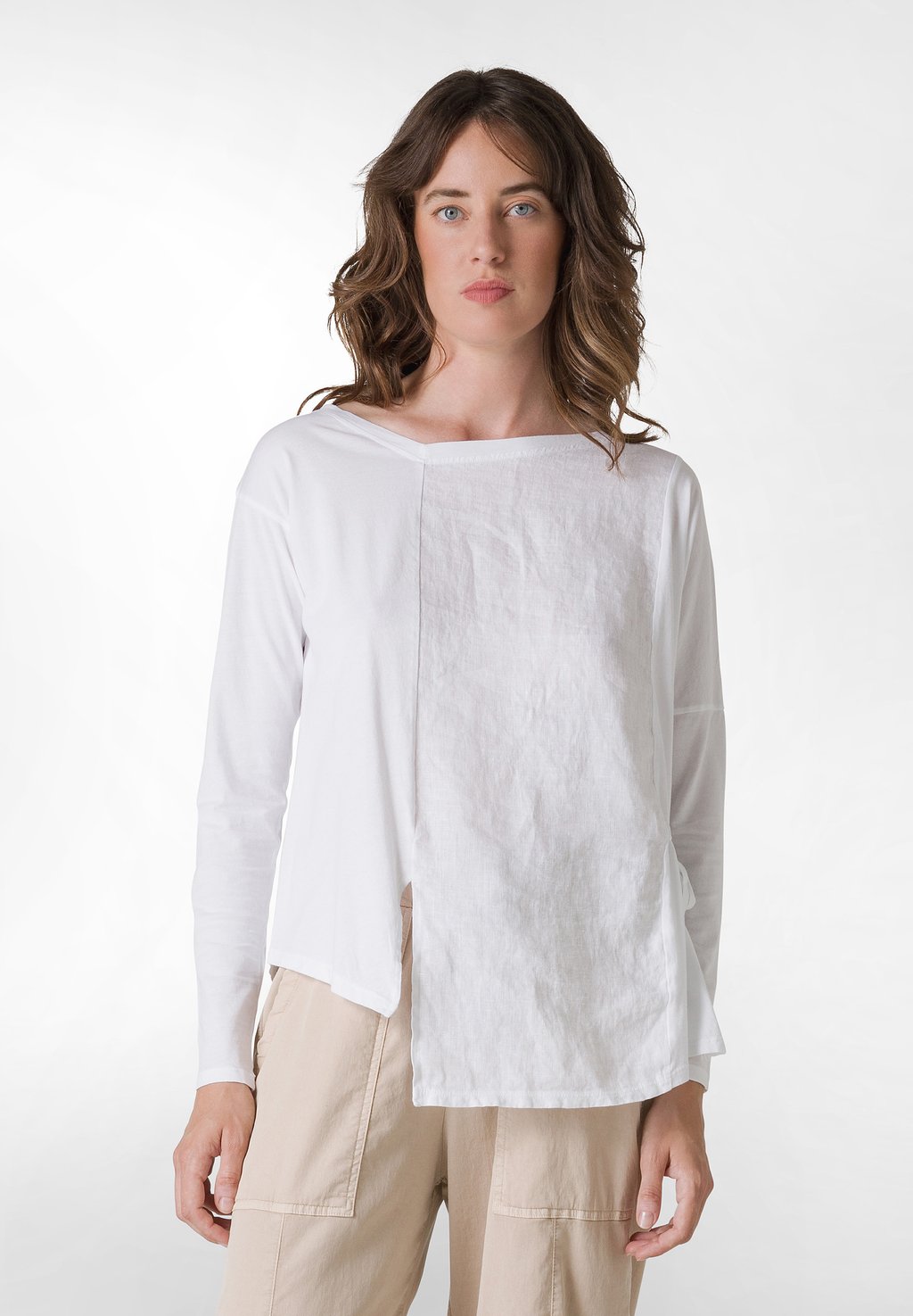 

Топ с длинными рукавами Blouse Deha, белый