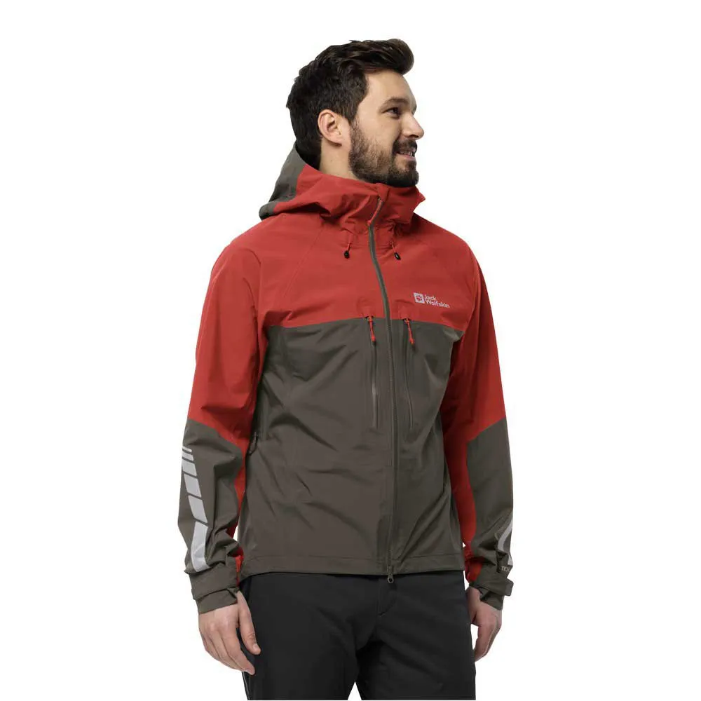 

Куртка Jack Wolfskin Morobbia 3L, красный/серый