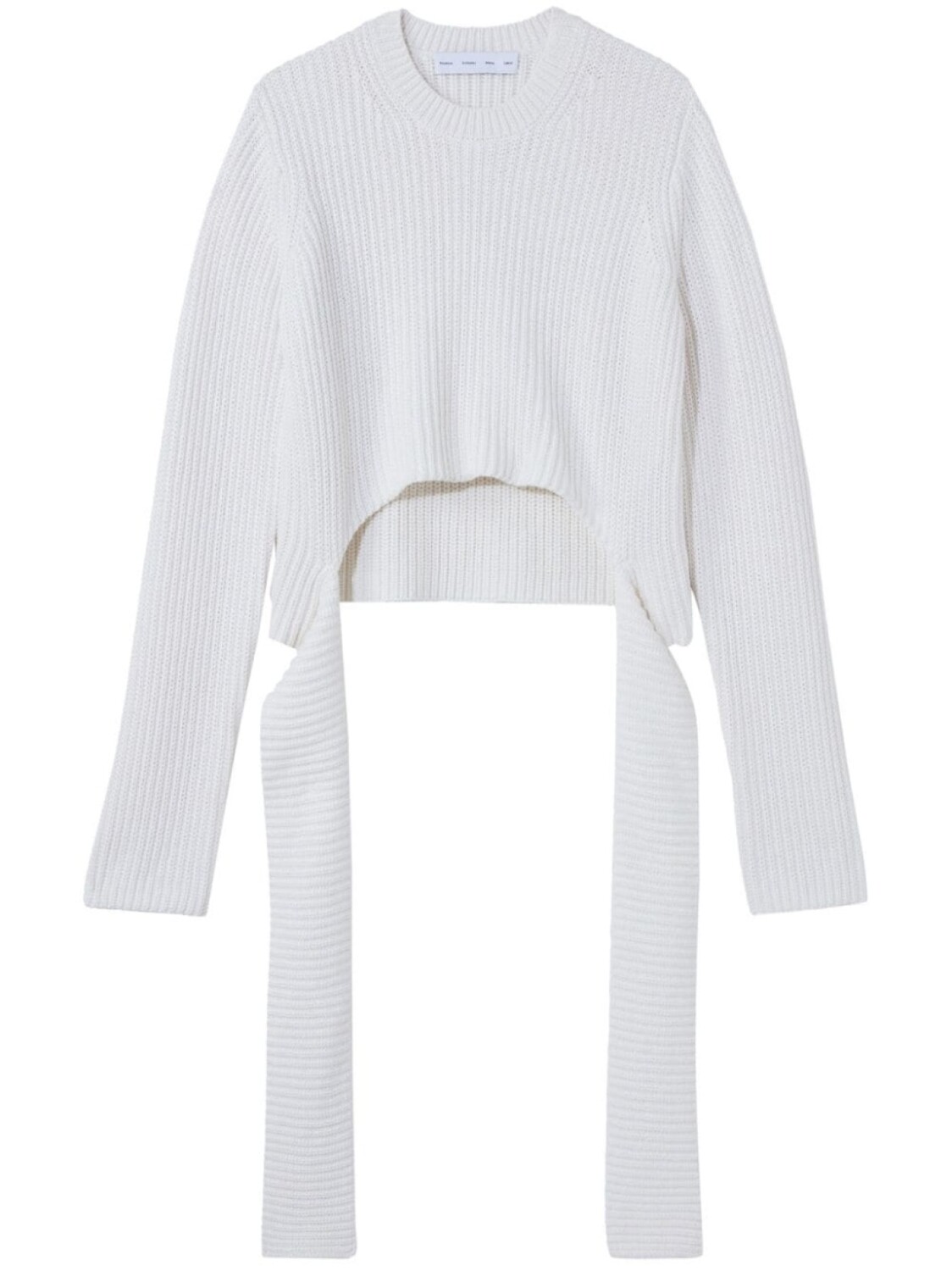 

Proenza Schouler White Label ribbed-knit wrap jumper, белый