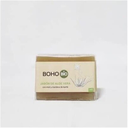 

Органическое мыло ши Boho с алоэ и медом 100г 100мл