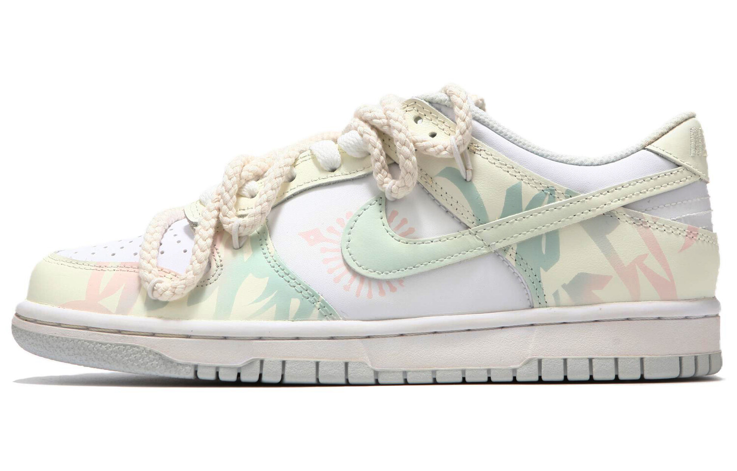

Кроссовки Nike Dunk Skateboarding Shoes Unisex Low-top Beige, цвет Off White