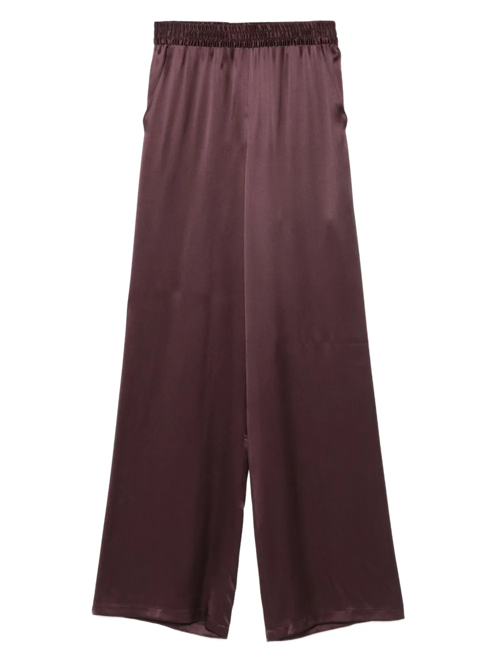 

Шелковые брюки с эластичным поясом Eleventy, фиолетовый