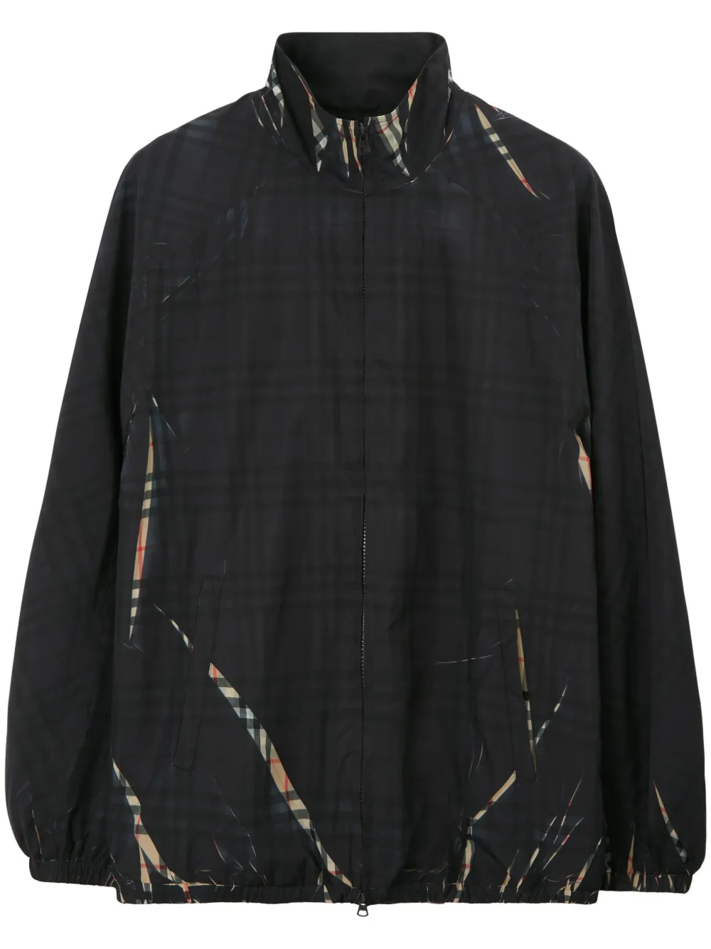 

Клетчатая куртка Sliced BURBERRY, черный