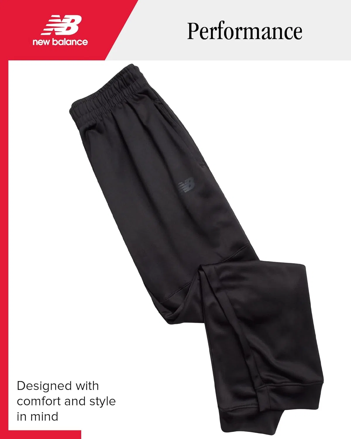 Детский спортивный костюм из флиса New Balance, 2 предмета, Deep Black — фото 4
