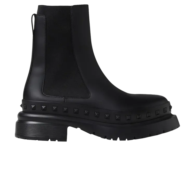 

Ботинки Valentino Rockstud M-Way Ankle Boot, черный