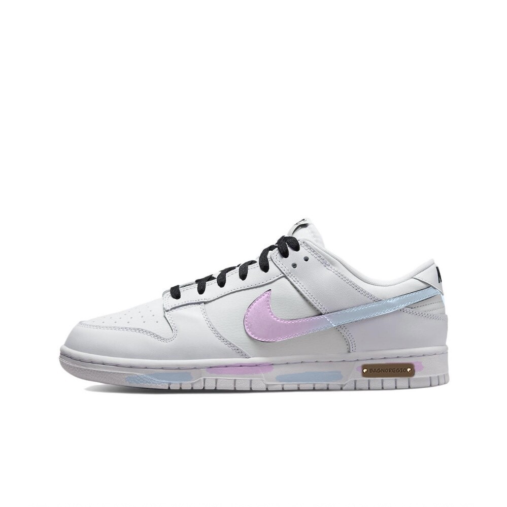 

Кроссовки Nike Dunk Skateboarding Shoes Men Low-top Blue/pink, розовый