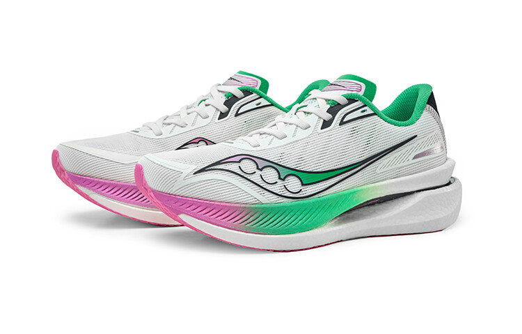 Saucony IDLING Cruise Кроссовки Унисекс, Белый порошок зеленого цвета — фото 3