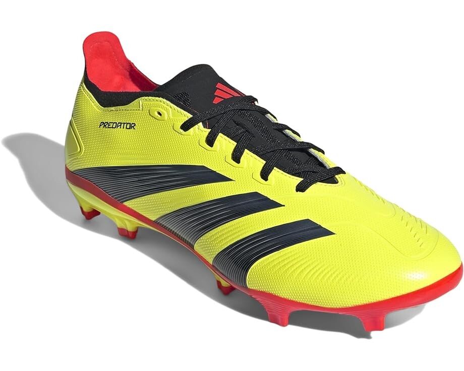 

Кроссовки adidas Predator 24 League Low Firm Ground, цвет Team Solar Yellow/Black/Solar Red