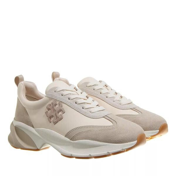 

Кроссовки good luck trainer french pearl/dulce de leche/biscotti Tory Burch, бежевый