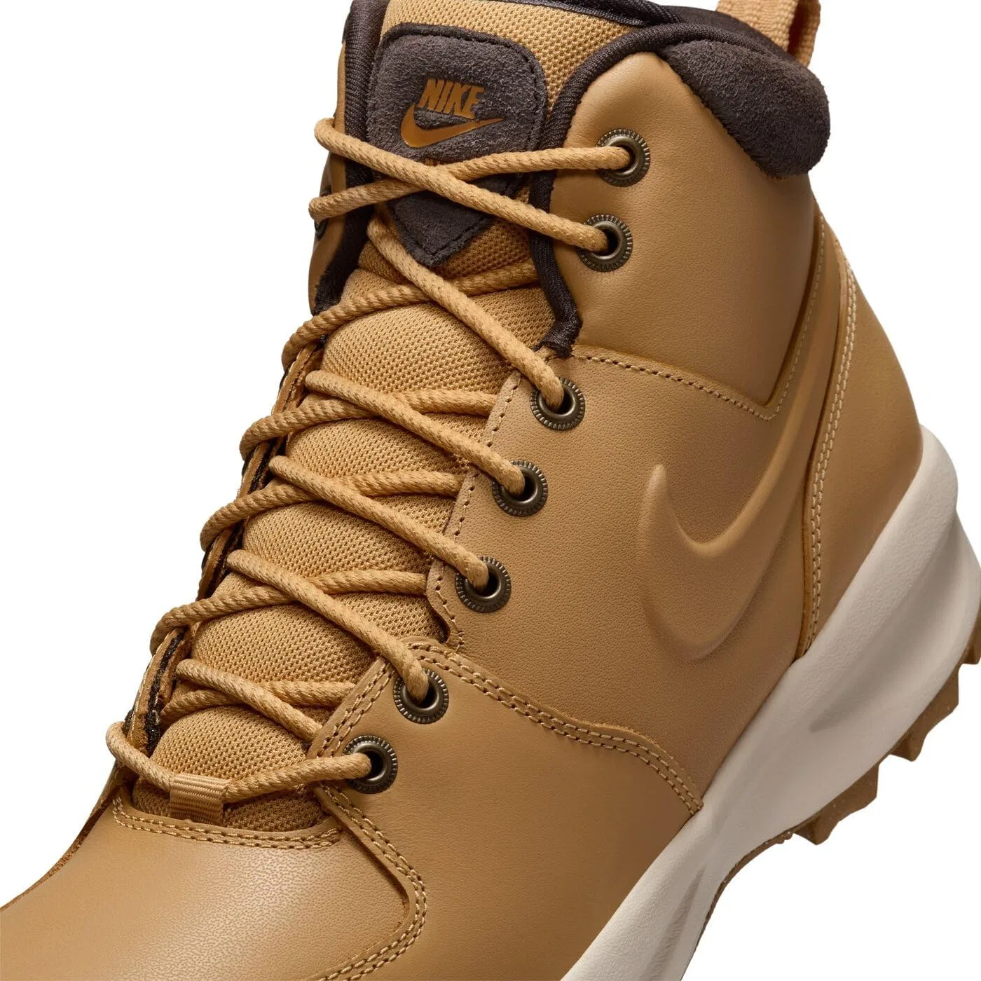 Мужские кожаные кроссовки Nike Manoa, Haystack Haystack Velvet Brown — фото 2