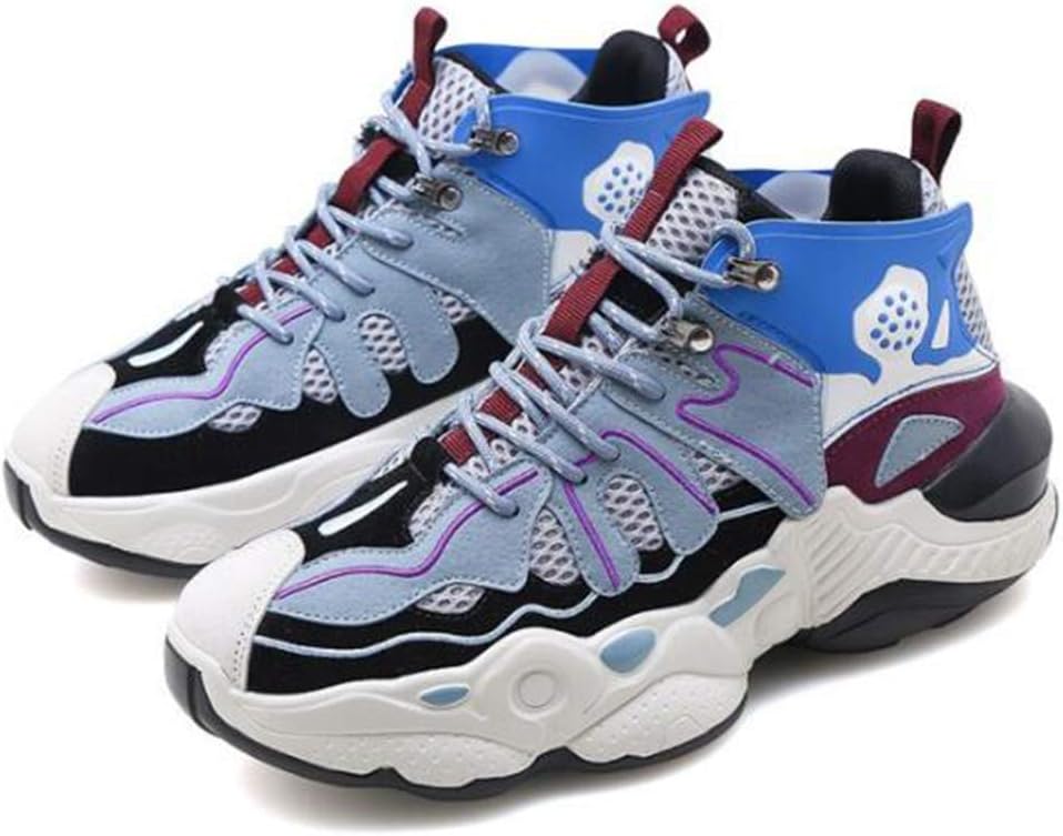 

Мужские баскетбольные кроссовки с высокой шнуровкой для прогулок и тренировок, весенние повседневные спортивные ботинки с противоскользящей подошвой, желтые, размер 44/UK 9.5/US 10 Grvpm