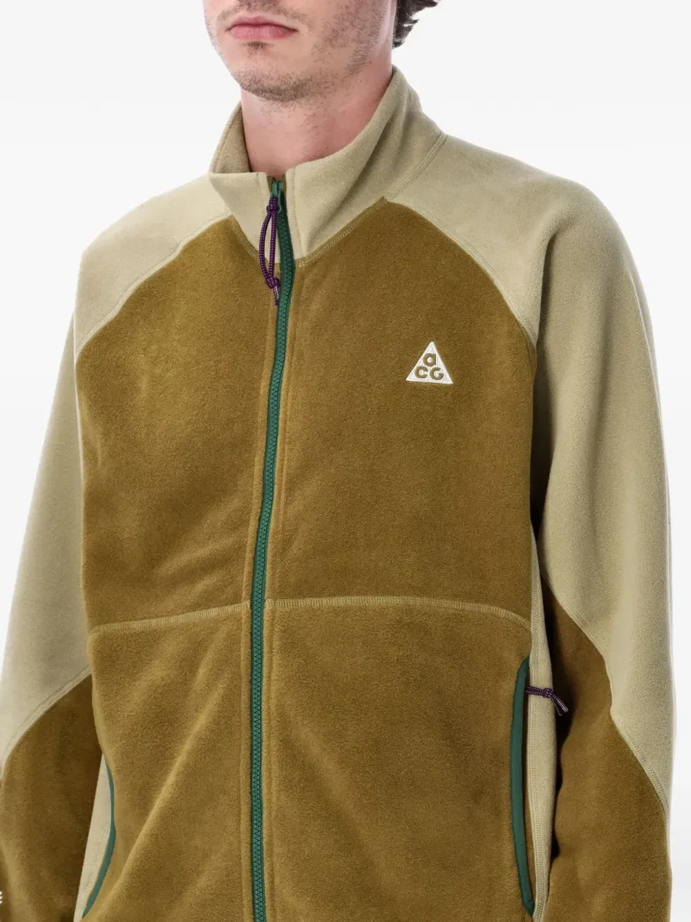 Куртка Wolf Tree на молнии Nike, зеленый — фото 3