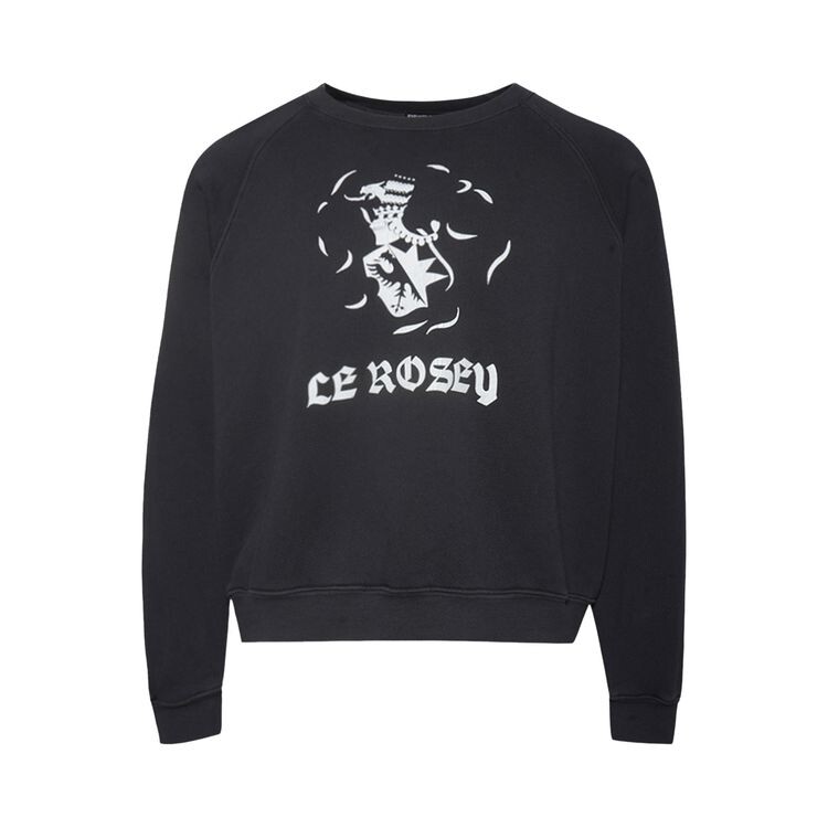 

Толстовка Enfants Riches Déprimés Le Rosey Raglan Sweatshirt Faded Black, черный