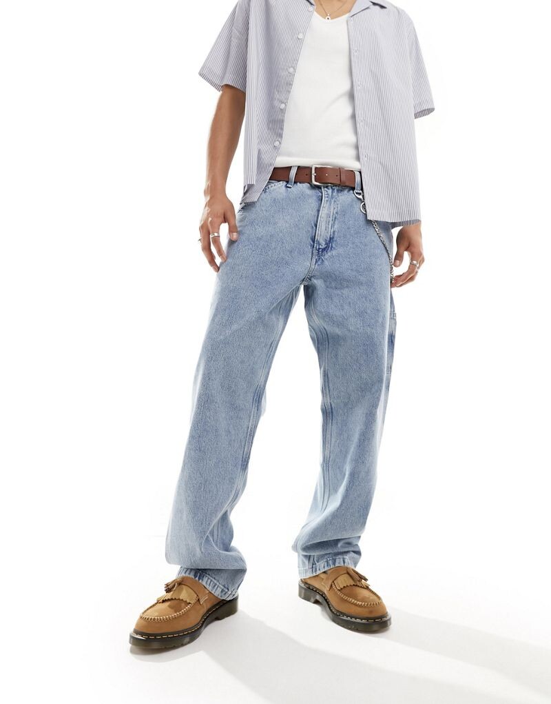 

Levi's — Рабочая одежда 568 Stay Loose Carpenter — Голубые джинсы