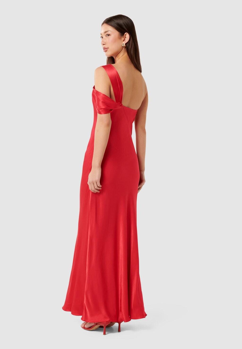 

Платье макси YASMIN ONE SHOULDER Forever New, красный