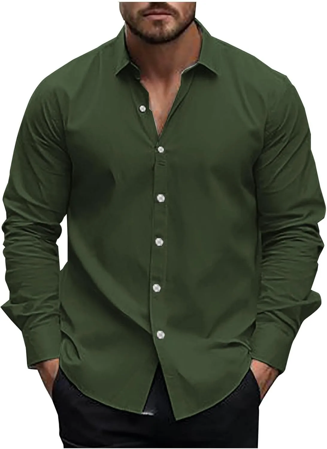 

Мужская рубашка Slim Fit с длинным рукавом