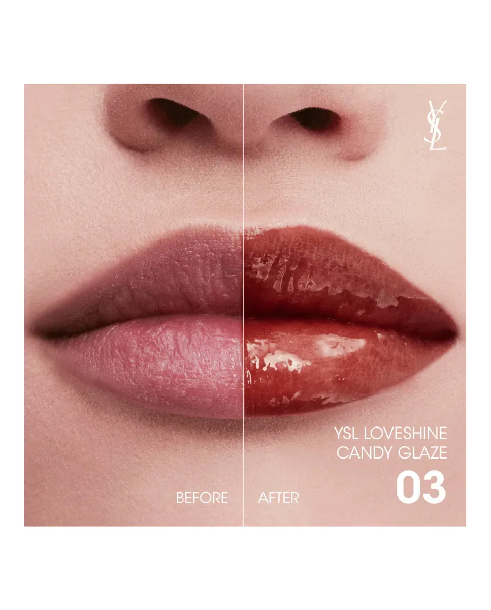 Увлажняющий блеск для губ Loveshine Candy Glaze Yves Saint Laurent, 3 — фото 4