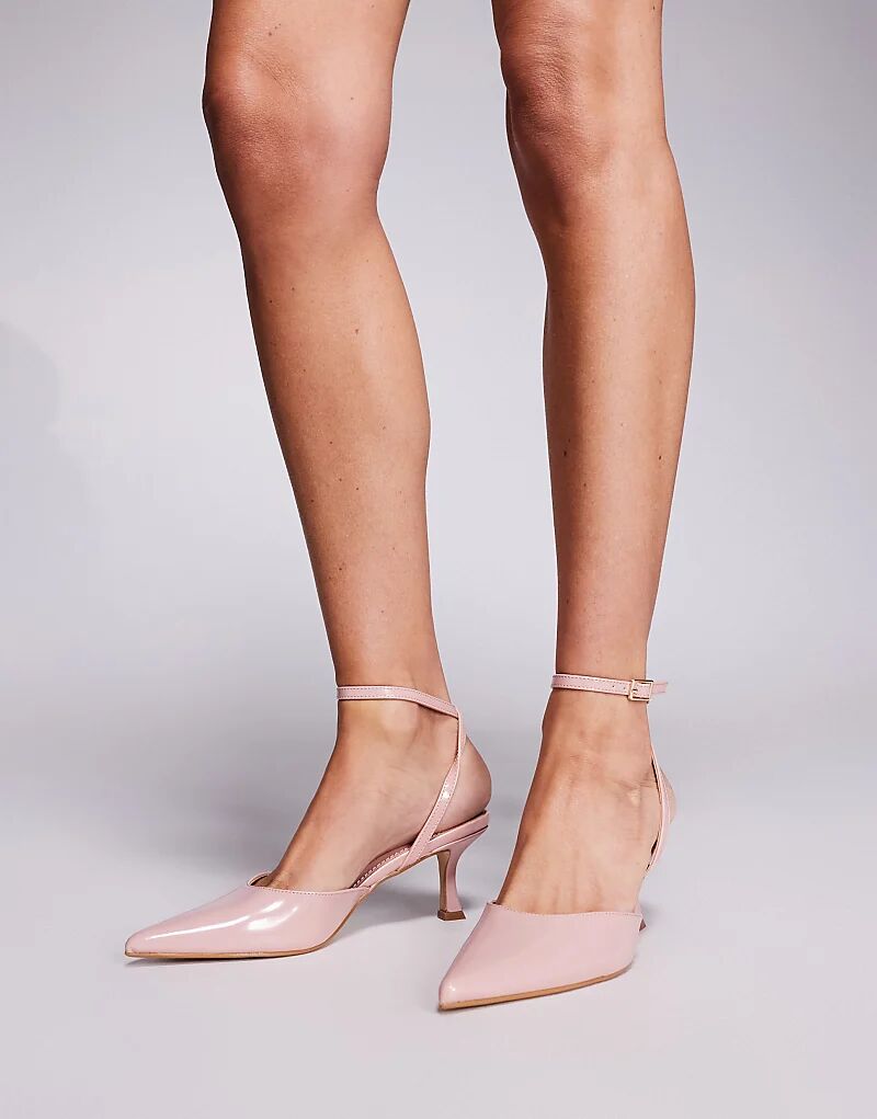 Туфли на каблуке-кошечке SIMMI Shoes Amalfi розового цвета — фото 4