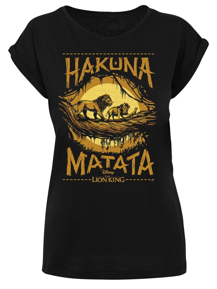 

Футболка F4NT4STIC Shirt Disney Der König der Löwen Hakuna Matata, черный