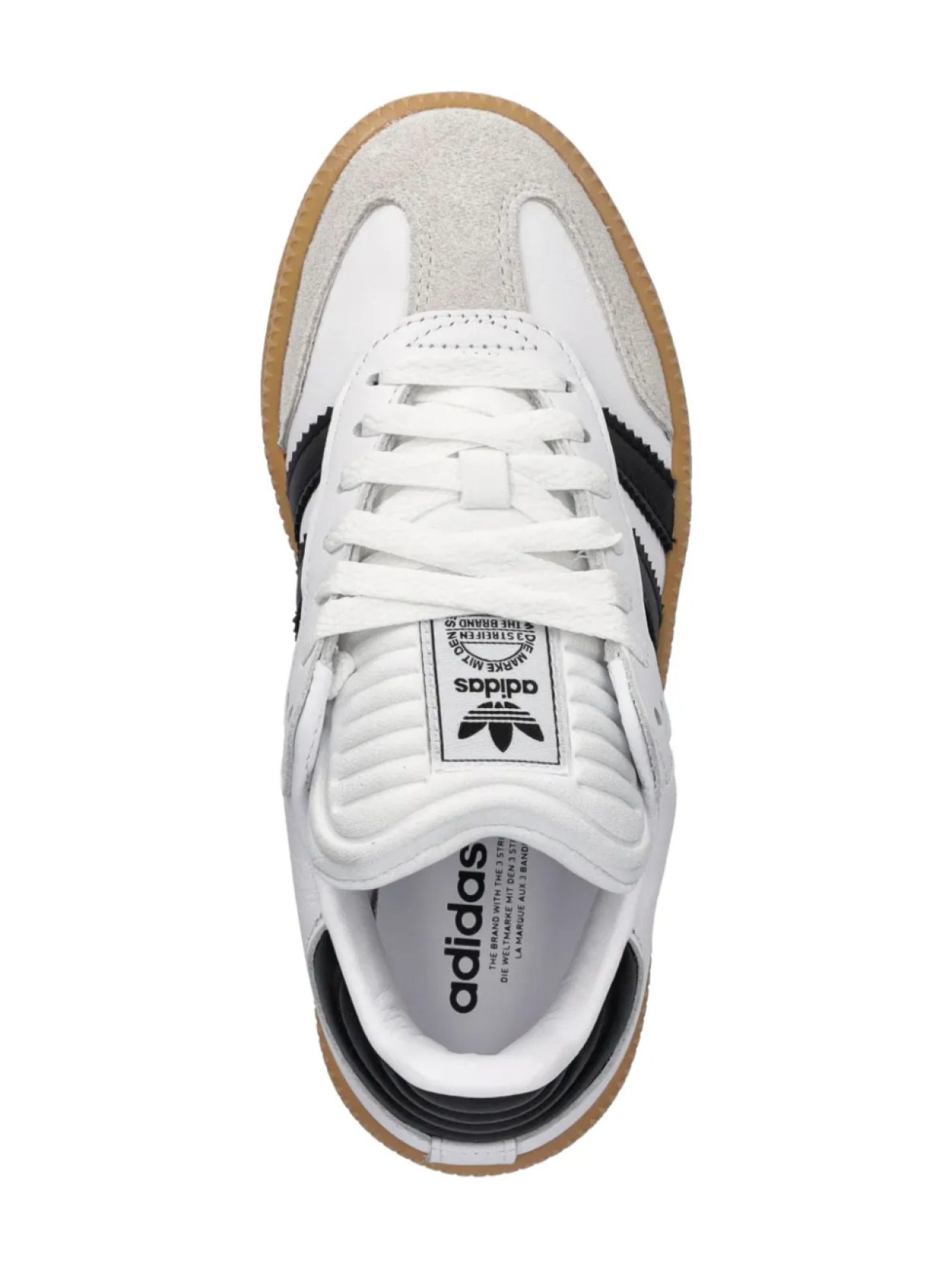 Кроссовки Adidas Samba 3-Stripes, белый — фото 3