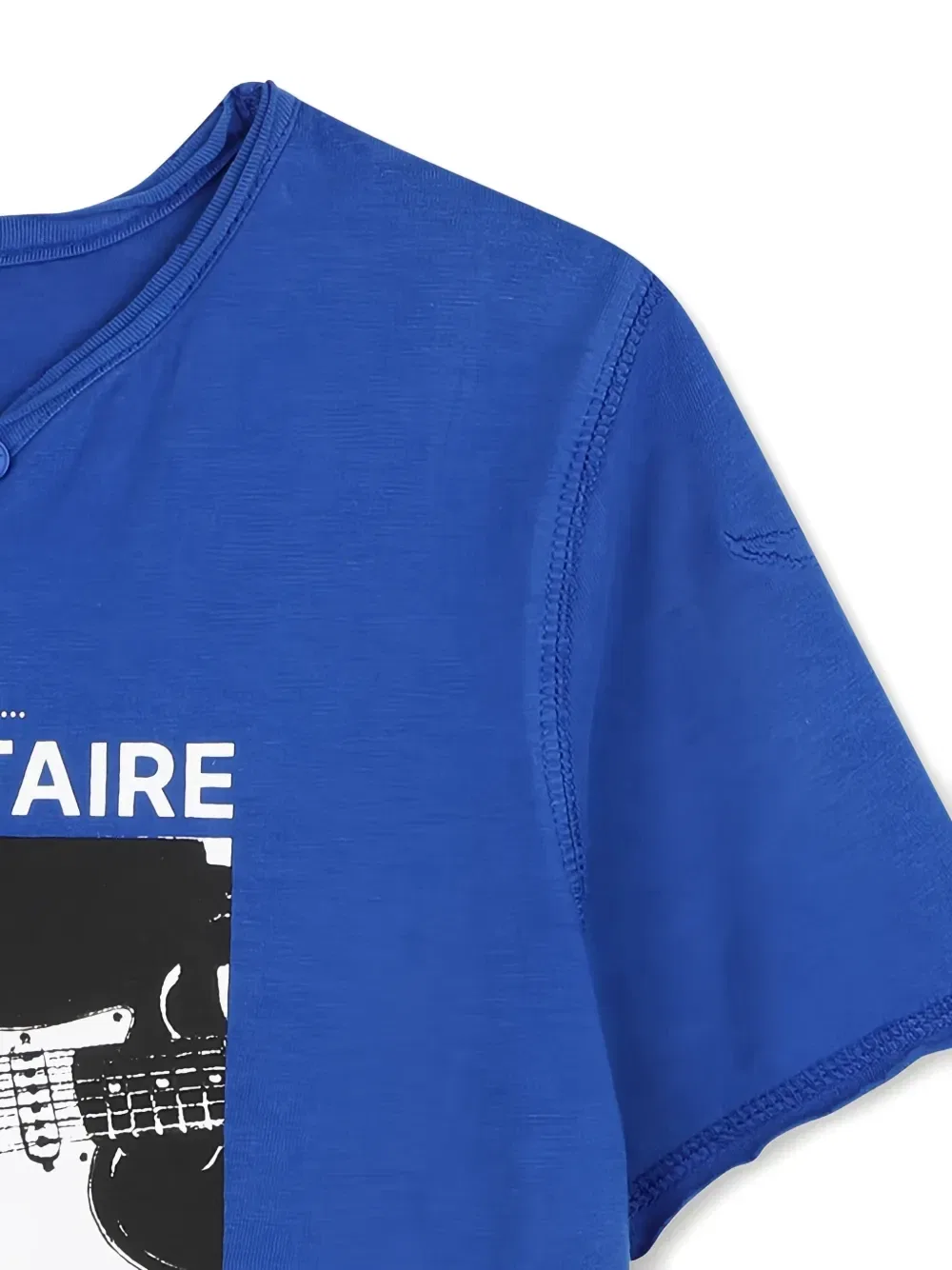 Футболка с графичным принтом Zadig & Voltaire Kids, синий — фото 3