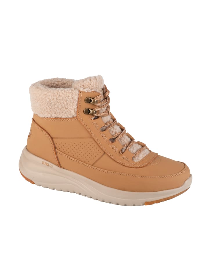 Ботинки женские Skechers On-The-Go Stellar утепленные, бежевый